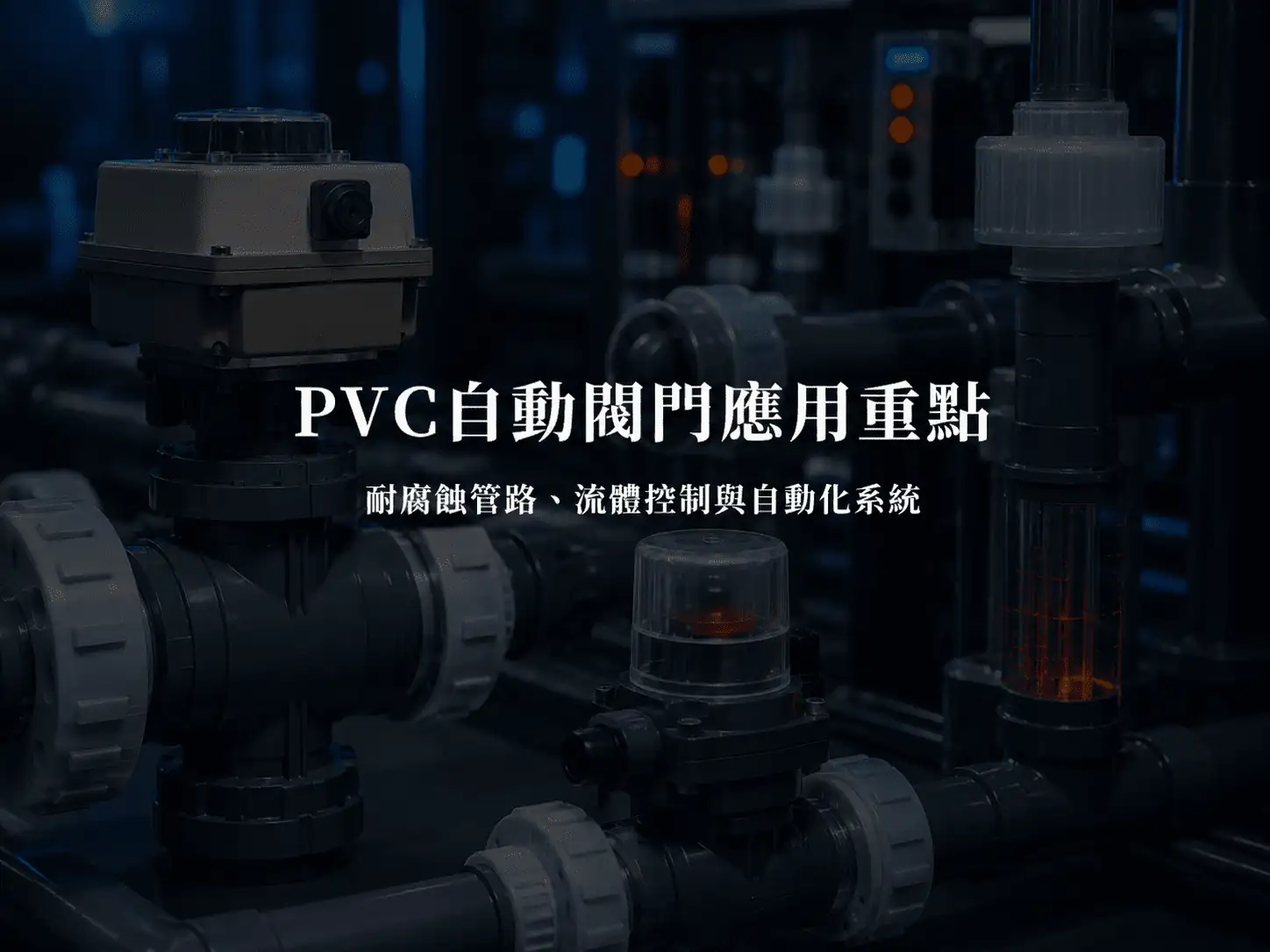 PVC自動閥門應用重點：耐腐蝕管路、流體控制與自動化系統